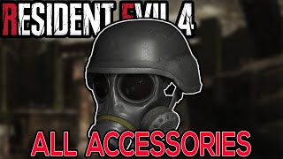 Resident Evil 4 Remake All Leon Accessories