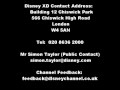 Cartoon Network UK CITV Disney XD UK Kix Contact Details
