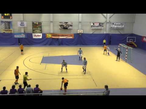 Narva United FC - Tallinna FC Cosmos, 1. poolaeg, 16.02.2016, Narva