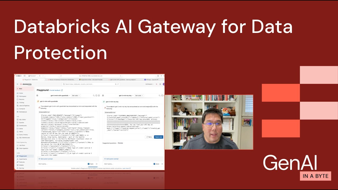 Databricks AI Gateway for Data Protection | Demo