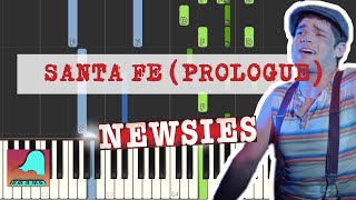 Santa Fe (Prologue) - Newsies | Piano Accompaniment Tutorial (Synthesia)