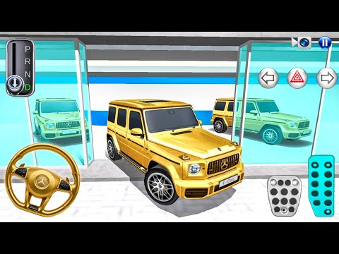 New Mercedes G63 Golden SUV in The Showroom - 3D Driving Class 2025 Android Gameplay - driving games