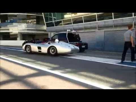 Lewis Hamilton, Sir Stirling Moss and two Classic Silver Arrows at Monza! Pure Magic!