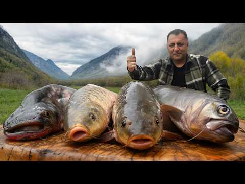 Cooking Three Fat Fish For The Juiciest Village Feast