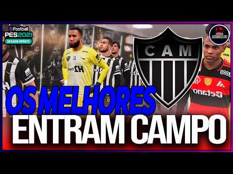 NOSSO CAMPO NOS DA A VANTAGEM QUE PRECISAMOS COM O ATLETICO MG - PES 2021 GAMEPLAY - PC OREGON PB
