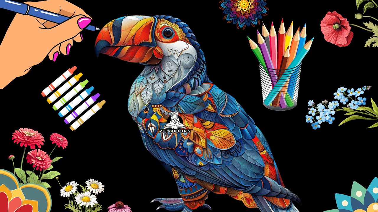 PDF con 40 diseños para colorear