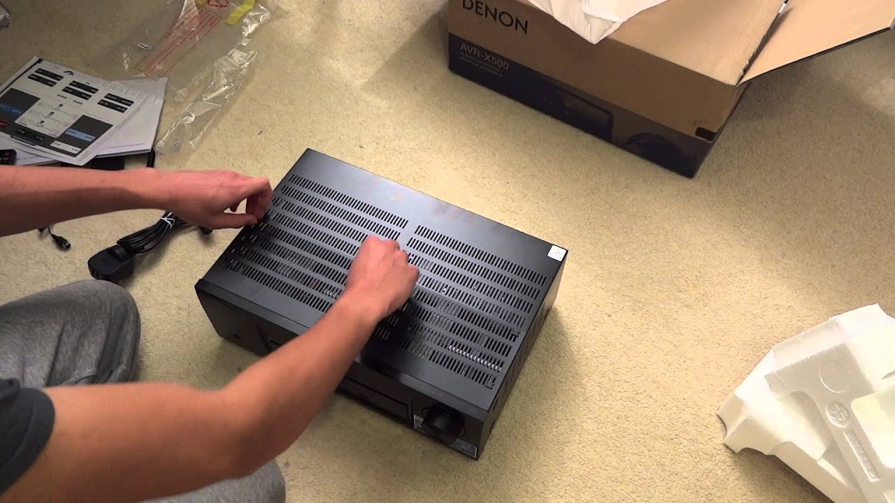 video Amply xem phim Denon AVR-X500 chính hãng 0