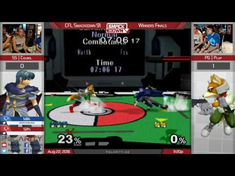 CFL Smackdown 91 Melee - PG Plup (Sheik) vs SS Colbol (Fox) - Winners Finals