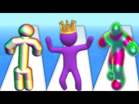 TALL MAN RUN vs GIANT RUSH vs BLOB RUNNER 3D - Triple Game