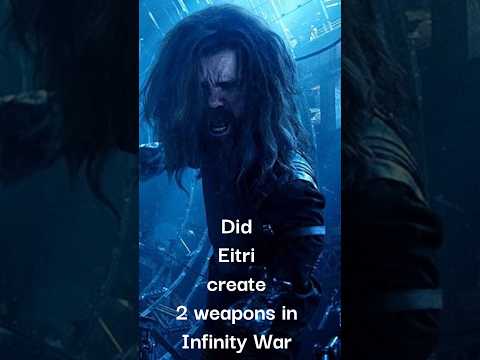 Did Eitri create 2 weapons in Avengers Infinity War? #Marvel #Thor #MCU #Stormbreaker #shorts