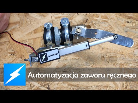 Automatyzacja ręcznego zaworu za pomocą siłownika elektrycznego - Elektrobim.pl
