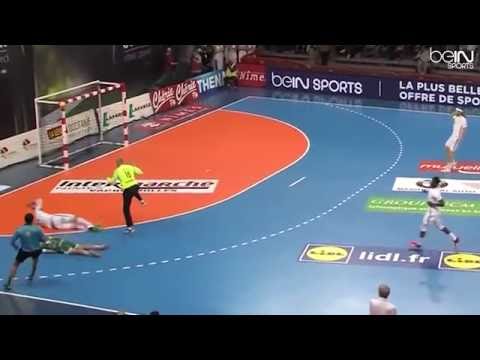 Handball goalkeeper Thierry Omeyer receive red card