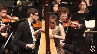 Ginastera: Concerto for Harp - 3rd movement - Anna DeLoi (harp), Benjamin Zander (conductor)