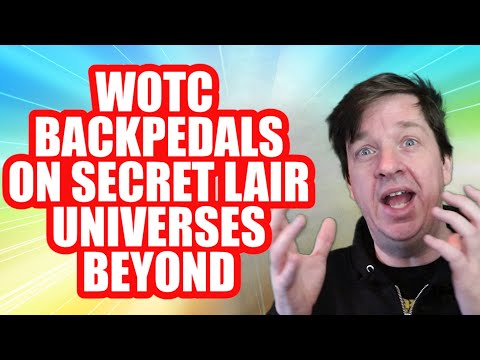 Wotc Backpedals On Secret Lair Universes Beyond - Mega MTG News
