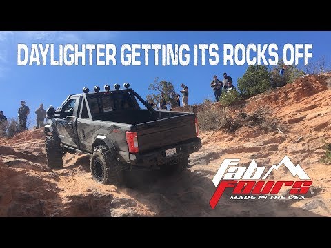 Single Cab F-350 Super Duty Rock Climbing In Moab For The Full Size Invasion