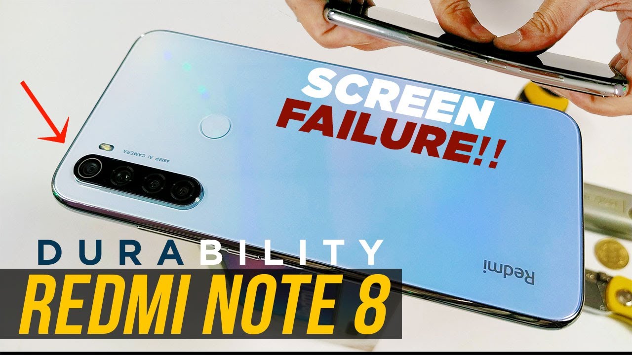 The Durability Test that killed REDMI NOTE 8 2021 Display - Strong yet how did it fail?