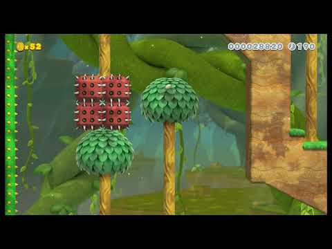 Super Mario Maker 2 "Descend the Jungle Layers"