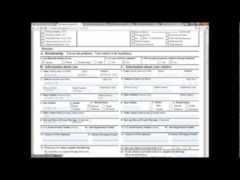 Forma I-130 Tutorial