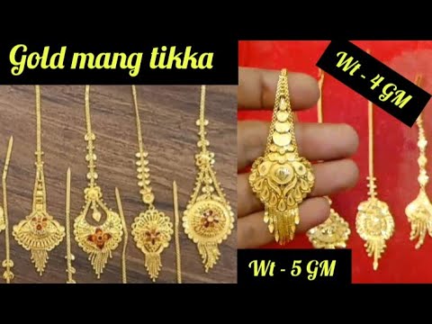gold maang tikka design 6 || Sone Ka Tikka design with weight and price 2025
