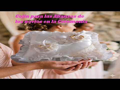 Como Hacer Un Cojín Para Las Alianzas . Regalo Perfecto. Venta Segura ♀
