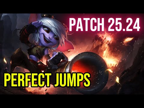 1,901 LP Tristana ADC Full Gameplay | Challenger | Patch 25.24