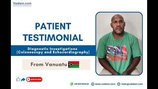  Chequeo médico integral en India: El viaje del Sr. Philip Fiuka desde Vanuatu hasta Hyderabad.