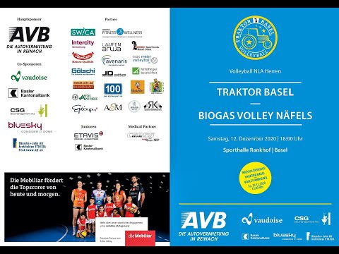 Traktor Basel – Volley Näfels NLA Stream 12.12.2020