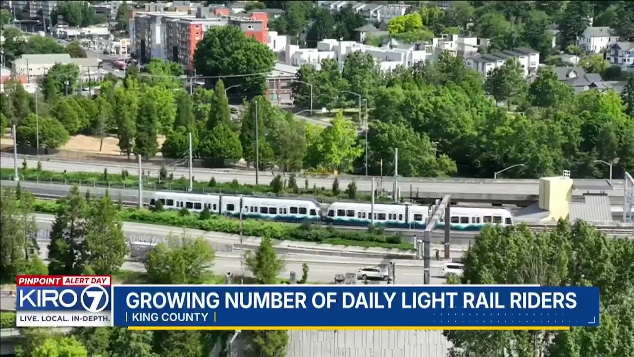 Sound Transit Seeing an Increase in Daily Ridership