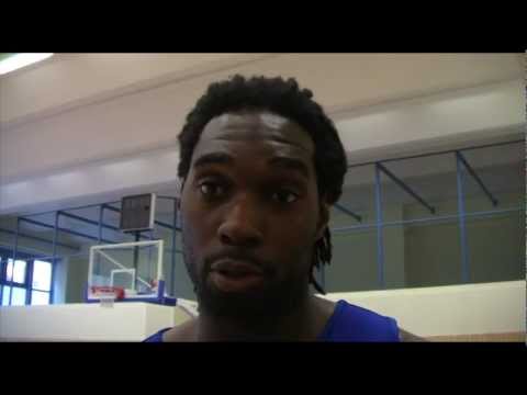 Torin Francis vor dem Spiel in Hagen