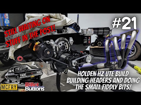 #21 Making the Custom Headers and Fiddly stuff Holden HZ ute project LOOKOUT