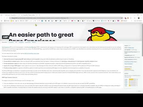 Videoguide - AMP to Improve Wordpress Site Performance on Desktop and Mobile Device, Quick and Easy