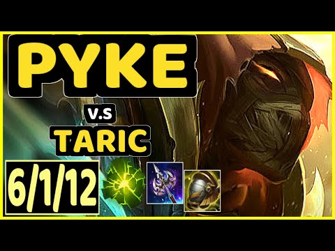 TUSIN (PYKE) vs TARIC - 6/1/12 KDA BOTTOM SUPPORT CHALLENGER GAMEPLAY - KR