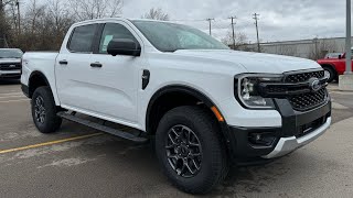 2024 Ford Ranger XLT in Oxford White full walk around!