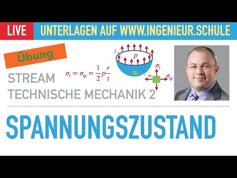 Spannungszustand – Übung – Technische Mechanik 2