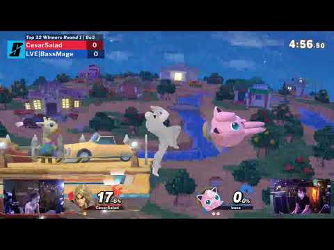 Smash Reach Winners Top 16 - CesarSalad (Ken/Lucina) vs. LVD|BassMage (Jigglypuff)