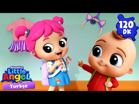 Okul Hazırlıkları 🎒 | Eğlenceli ve Öğretici Çocuk Şarkıları | Little Angel Türkçe