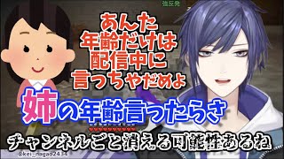 お姉様(長尾姉)に対して失言しまくる長尾景【長尾景/にじさんじ切り抜き】