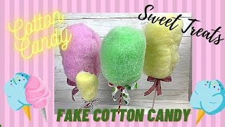 How to make Diy Fake Cotton Candy