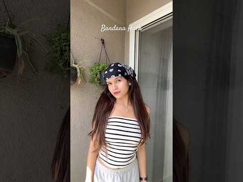 Bandana hack #hack #bandana #styling