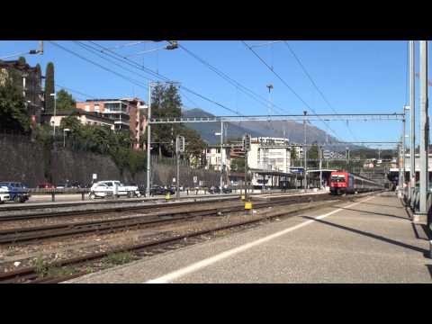 Bahnverkehr von Bellinzona bis Cantù am 15.9.12 - "Nordcargo Re 474"