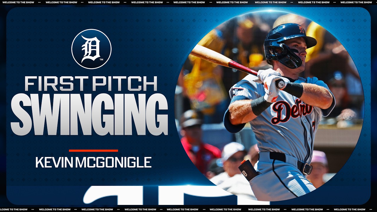Kevin McGonigle hits a TWO-RUN DOUBLE on the 1st pitch he sees! 🤩 (MLB's No. 2 prospect!)