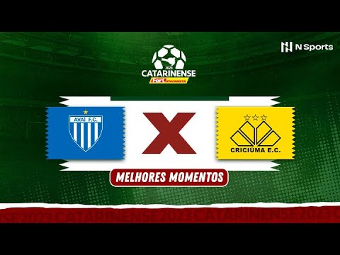 AVAÍ 2 X 2 CRICIÚMA | MELHORES MOMENTOS | CAMPEONATO CATARINENSE 2023