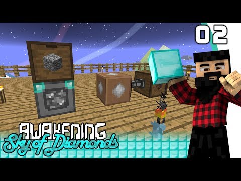 Mr Mldeg - [Minecraft] Awakening - Sky of Diamonds #02 - Cobblestone et Dirt Generator