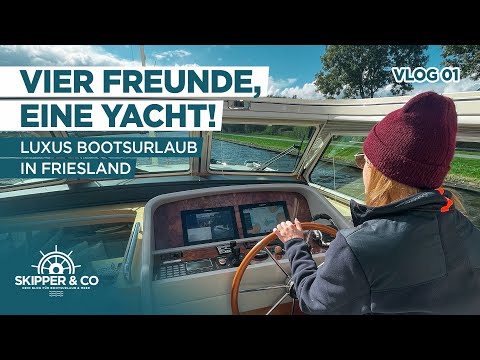10 Tage auf einer Luxus-Charteryacht - Friesland (NL) wir kommen! | VLOG Teil 1