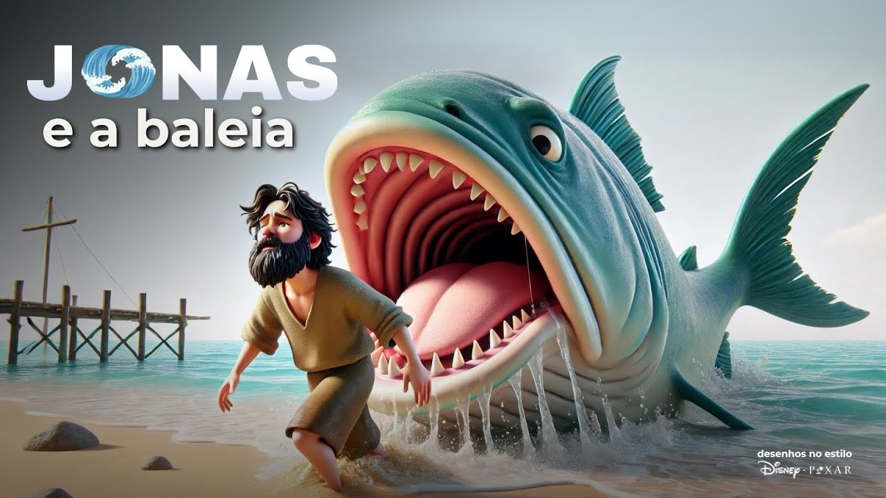Jonas e a Baleia | História Bíblica Kids 🔥