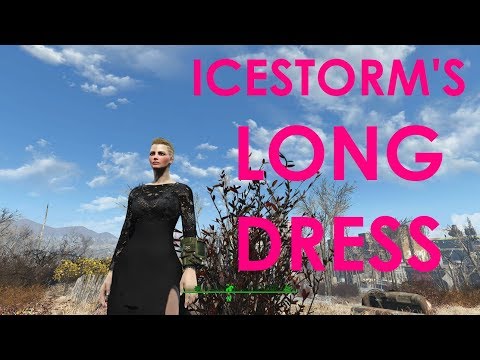 Fallout 4 Mod Review Icestorm's Long Dress
