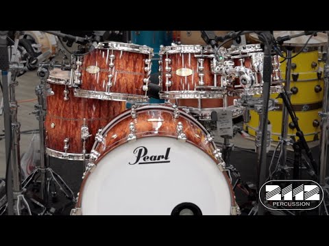 Pearl Masterworks Urban Shell Pack Walnut Burst Bubinga 22x16, 8x7, 10x7, 12x8, 16x14
