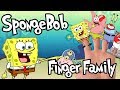 SpongeBob SquarePants Finger Family Song Sponge Bob Characters Preschool Learning Kids Cartoon