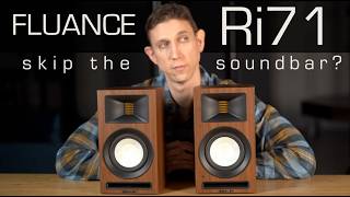 Fluance Ri71 Reference Stereo Powered Bookshelf Speakers Review: Skip the budget soundbar?