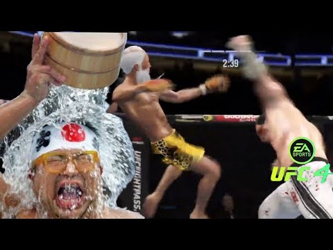 UFC4 | Old Bruce Lee(Player) vs Goro Daimon (Hardest AI)